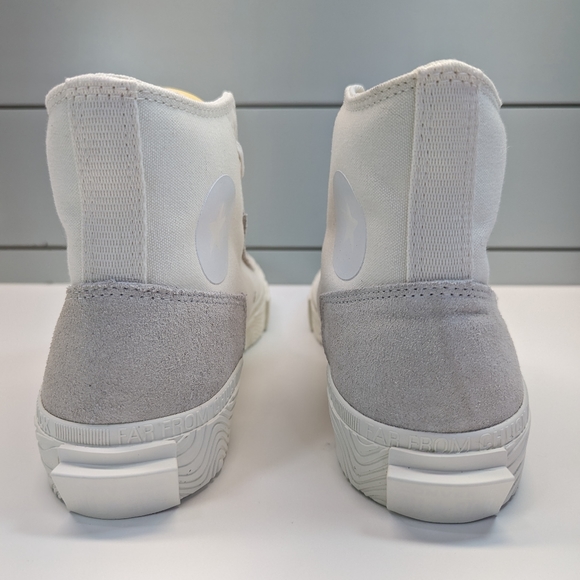 Converse Chuck Taylor Alt Star High Top Wavy Egret White Canvas Leather Men's 10 - Picture 7 of 10